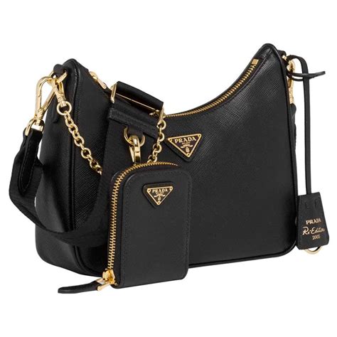 prada shoulder bag gold hardware|prada shoulder bag vintage.